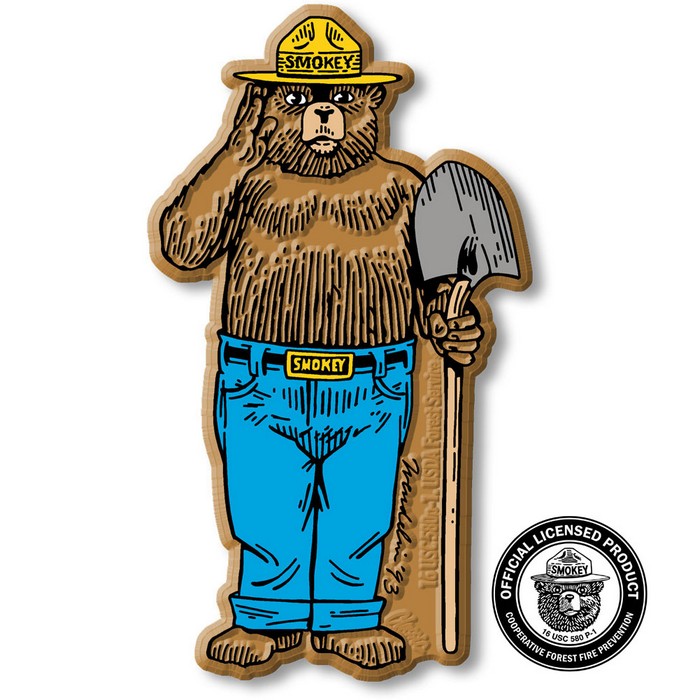 SMKY102 Smokey Bear Salute Magnet